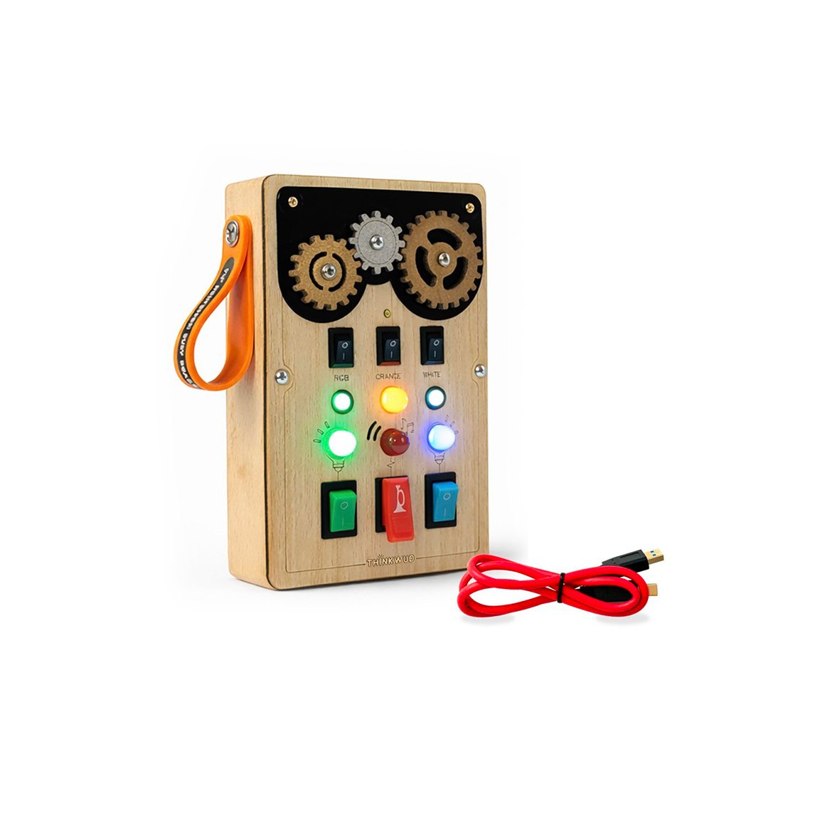 Gear Pad Motorised, Montessori Busyboard